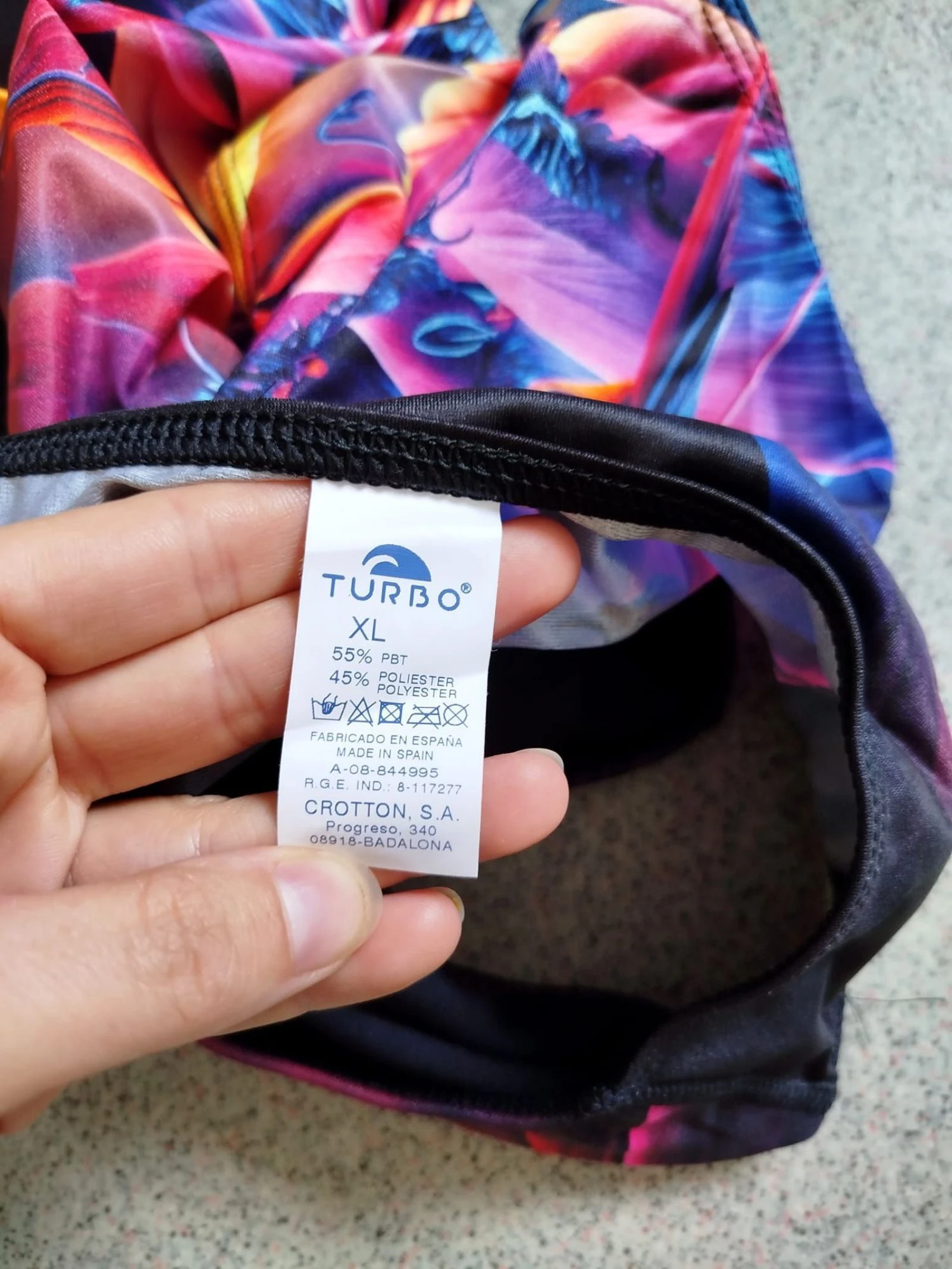 Turbo swimsuit energy magic swirl XL – photo 3